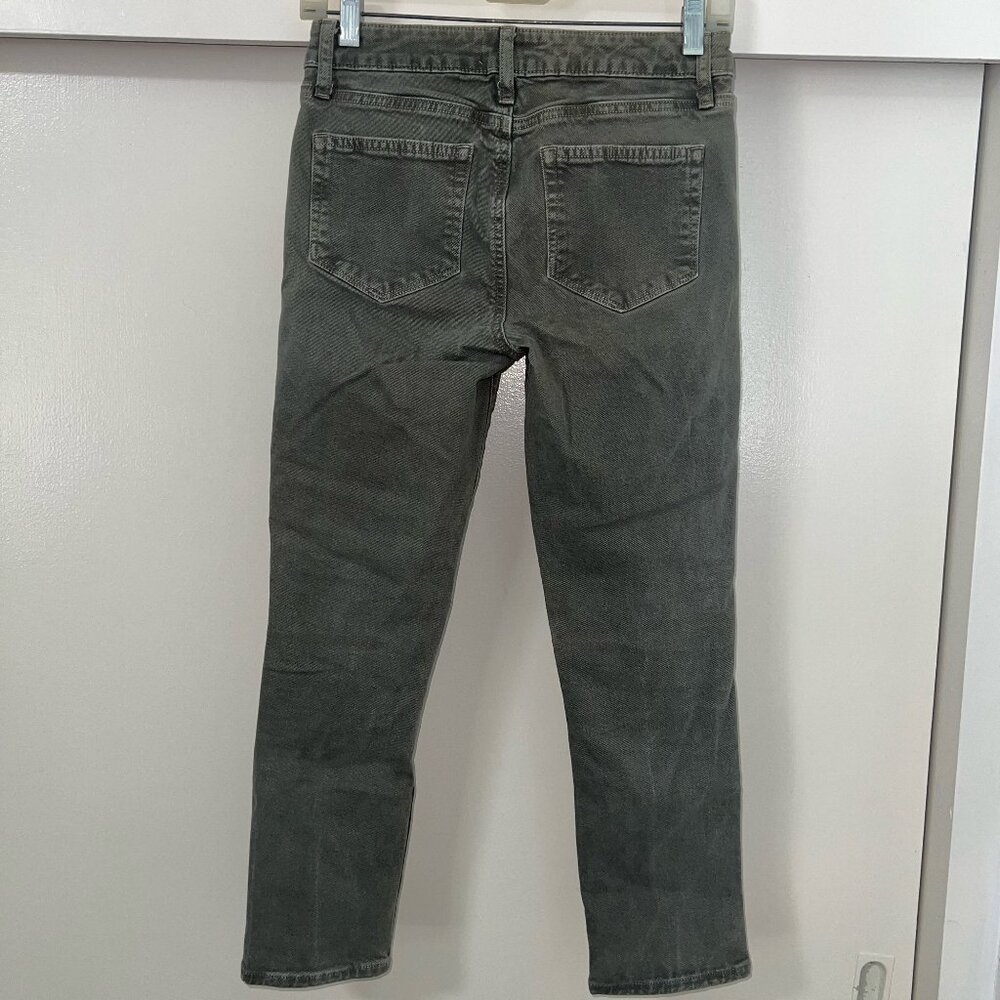 Paige Olive Grey Jeans - Picture 3 of 6